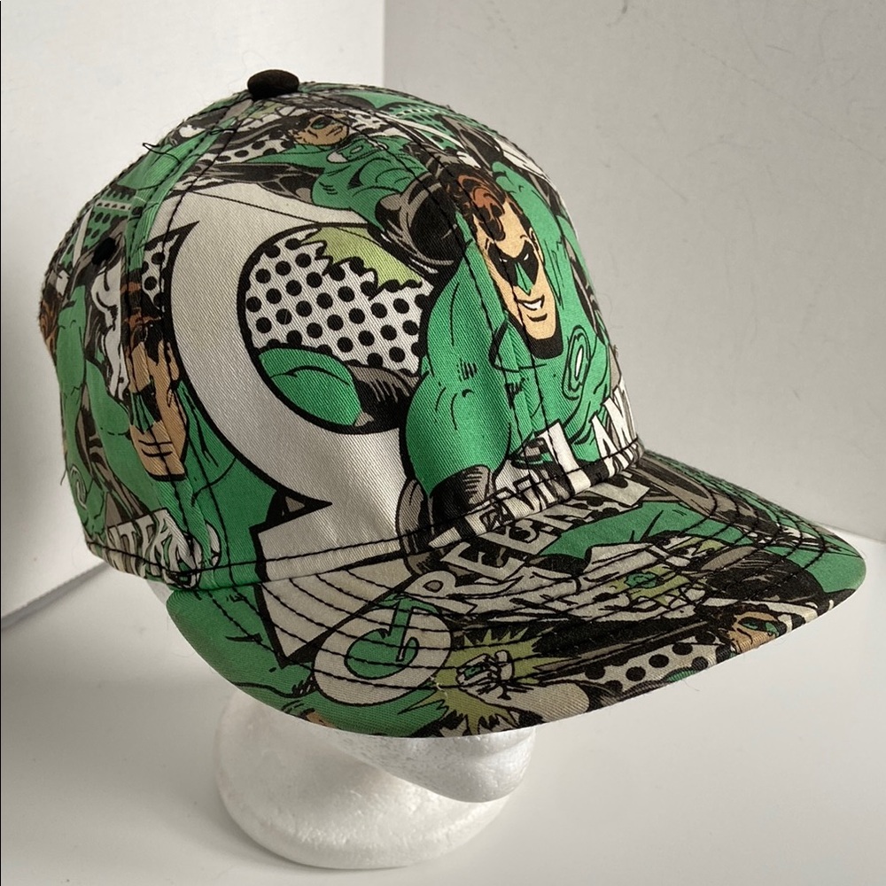 Green Lantern: DC Comic Art Hal Jordan All Over Print Cotton Flexfit Cap